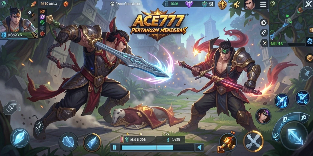 Screenshot menampilkan momen seru pertarungan di <strong>ACE777</strong>.