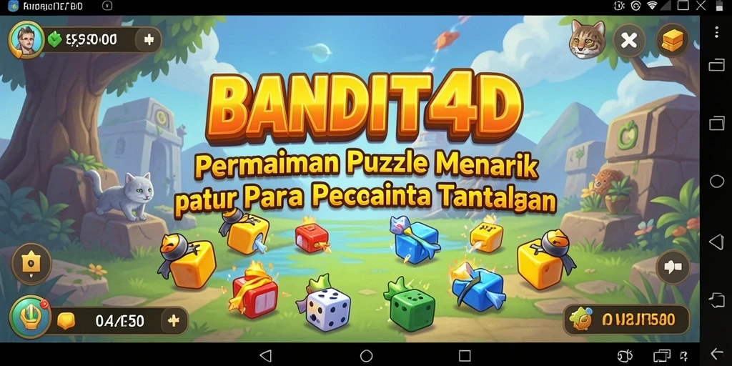 Tangkapan layar jelas menunjukkan gameplay menarik dan menantang dari BANDIT4D.
