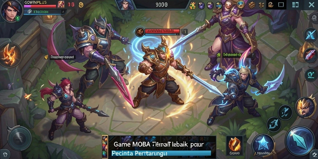 Tangkapan layar gameplay GOWINPLUS yang intens dan seru.