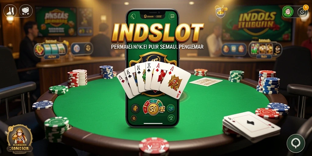 Tampilan gameplay seru dari INDSLOT dengan berbagai pilihan Poker.