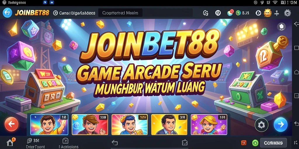Screenshot menunjukkan aksi seru dalam game Arcade JOINBET88.