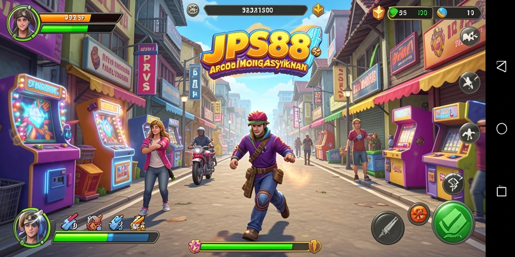Tampilan gameplay JPS88 dengan grafis dan aksi yang menarik.