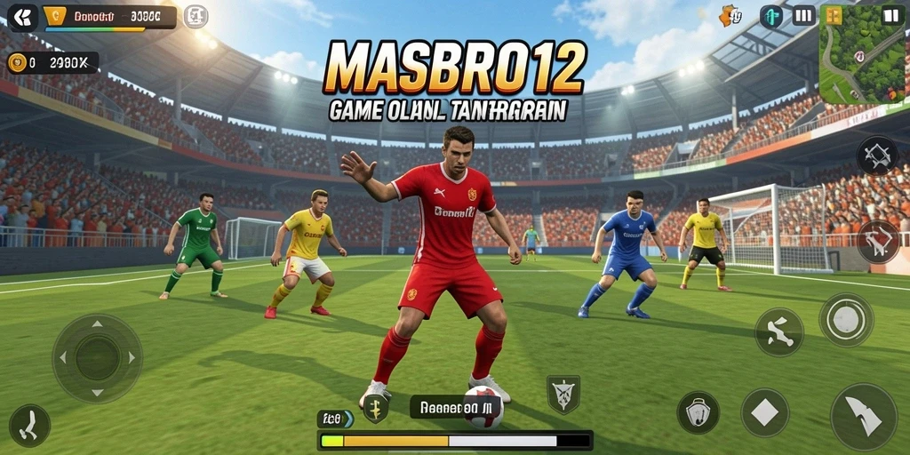 Tampilan gameplay seru dari MASBRO12 dengan action olahraga yang mendebarkan.