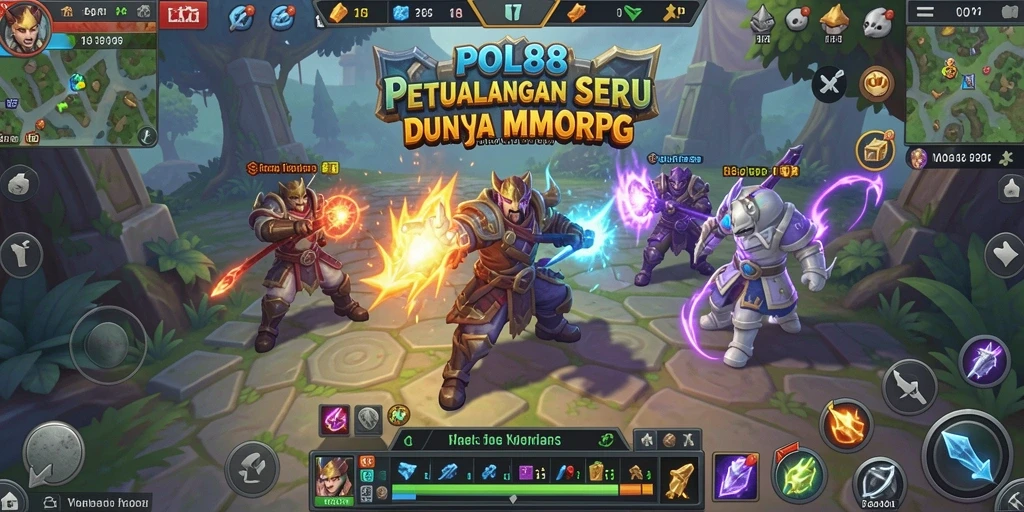Screenshot gameplay POL88 menampilkan aksi pertempuran yang mendebarkan.