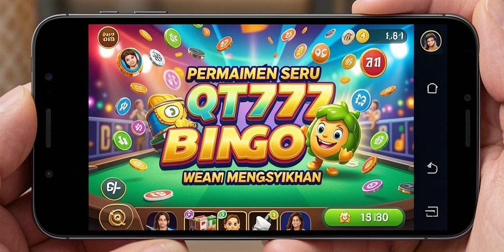 Tampilan gameplay Bingo yang menarik dan mengasyikkan di QT777.